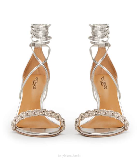 niedrige Absätze| de Tony Bianco Frauen Henley-Heels Silbernappa metallic 4624275